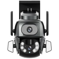 IP PTZ-відеокамера з WiFi 4Mp (2*2Mp) Light Vision VLC-9692WI10ZL 4+8mm, ІЧ+LED-підсвічування, з мікрофоном